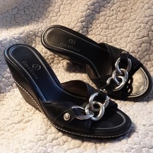 Vintage Cole Haan wedge slides size 6B
